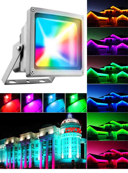 Прожектор RGB 80Вт